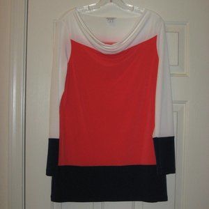 Nautica Color Block Top Size M